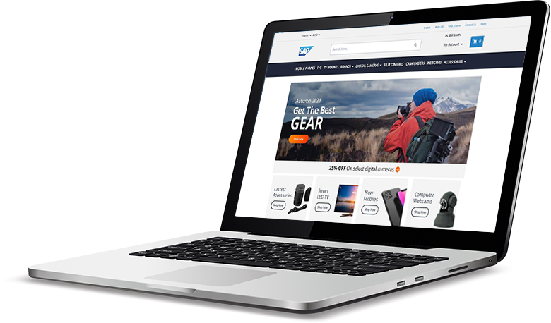 SAP Commerce Cloud as part of a modern SAP CRM solution SAP Commerce Cloud user interface
