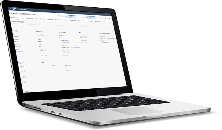 The ideal basis for your service landscape SAP S/4HANA Service user interface