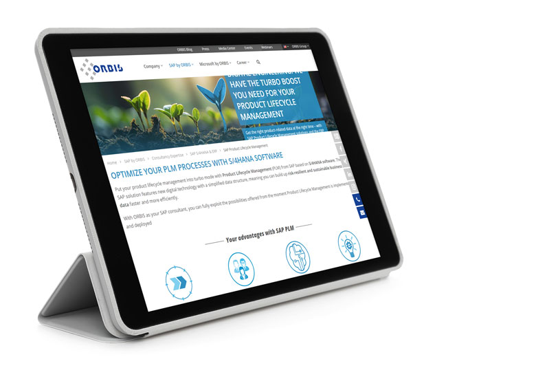 Efficient & transparent data with SAP Product Lifecycle Management and ORBIS Integrated Product Lifecycle Management with ORBIS